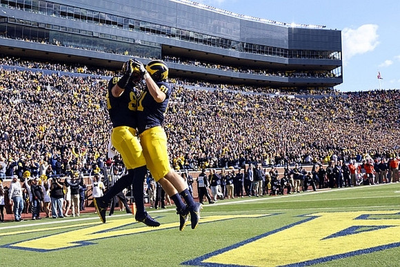 Jake Butt (88) and Michael Jocz (81)