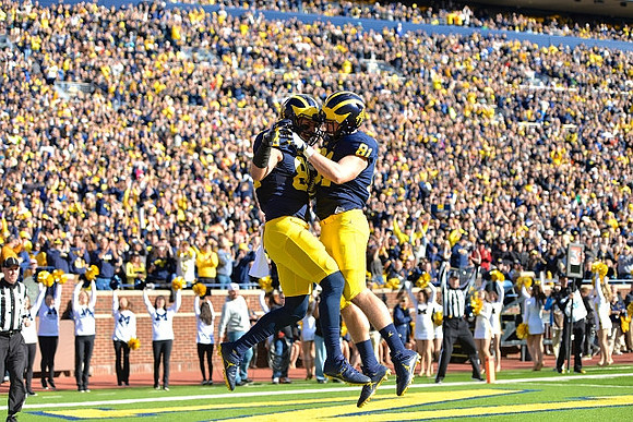 Jake Butt (88) and Michael Jocz (81)