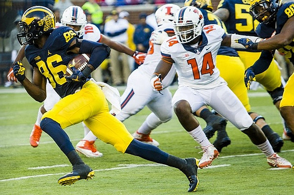 Jehu Chesson (86), Mason Cole (52), and Khalid Hill (80)