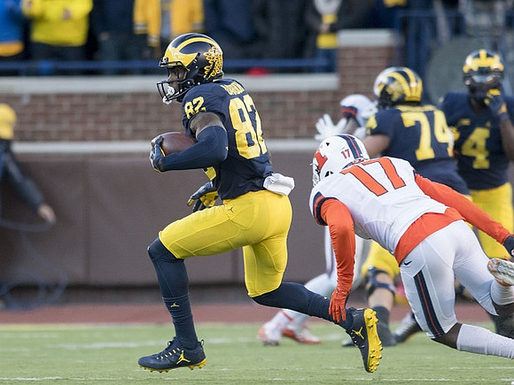 Amara Darboh (82) and Ben Bredeson (74)