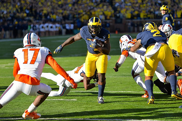De'Veon Smith (4), Devin Asiasi (2), and Wilton Speight (3)