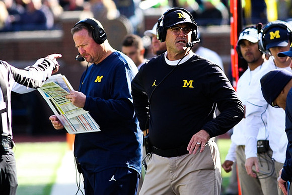Tim Drevno and Jim Harbaugh