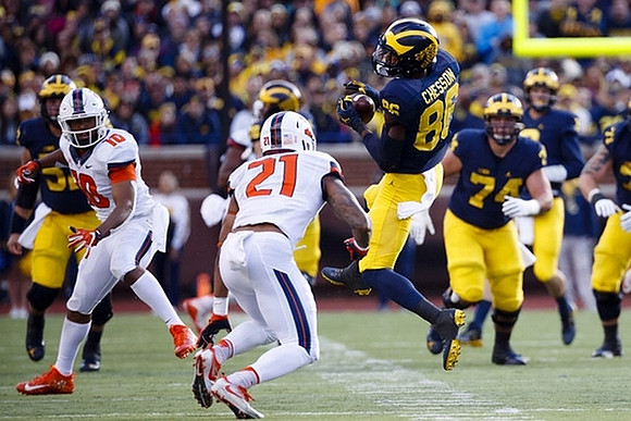 Jehu Chesson (86) and Ben Bredeson (74)