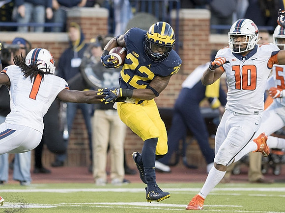 Karan Higdon (22)