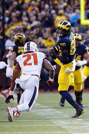 Jehu Chesson (86) and Ben Bredeson (74)