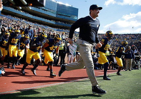 Jim Harbaugh and Michigan Team