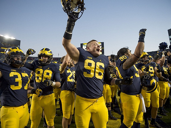 Bobby Henderson (37), Jake Butt (88), Ryan Glasgow (96), and Bryan Mone (90)