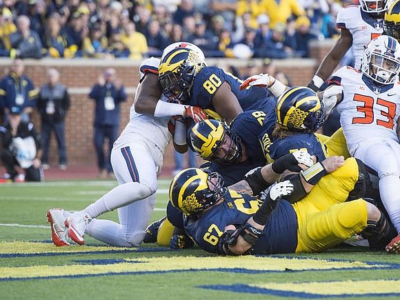 Kyle Kalis (67), Erik Magnuson (78), and Khalid Hill (80)