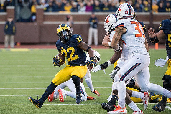 Karan Higdon (22)