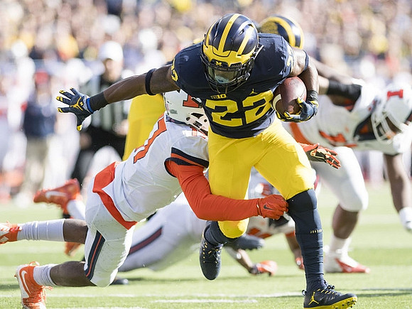 Karan Higdon (22)