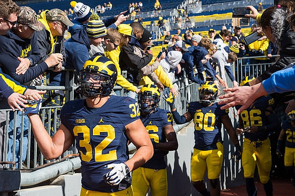 Ty Isaac (32), Jourdan Lewis (26), Khalid Hill (80), and Jehu Chesson (86)