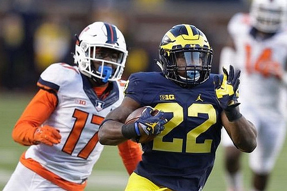 Karan Higdon (22)