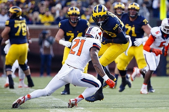 Erik Magnuson (78), Ben Bredeson (74), Jehu Chesson (86), and Ben Braden (71)