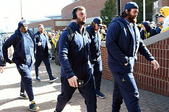 Jake Butt (88) and Erik Magnuson (78)
