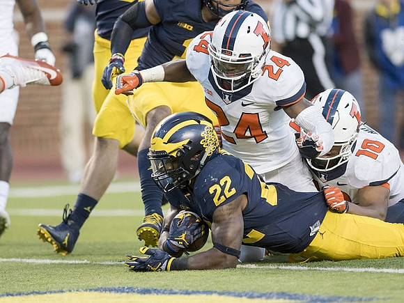 Karan Higdon (22)