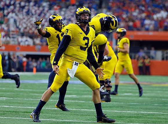 Chris Evans (12), Wilton Speight (3), and Khalid Hill (80)