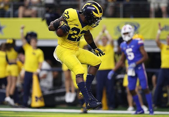 Karan Higdon (22)