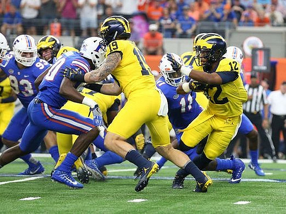 Henry Poggi (19) and Chris Evans (12)