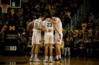 Franz Wagner (21), Brandon Johns Jr. (23), and Jon Teske (15)