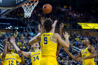 Muhammad-Ali Abdur-Rahkman (12), Mark Donnal (34), D.J. Wilson (5), and Zak Irvin (21)