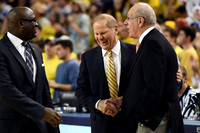 Bacari Alexander, John Beilein, and Syracuse Head Coach Jim Boeheim