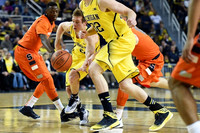 Spike Albrecht (2) and Ricky Doyle (32)