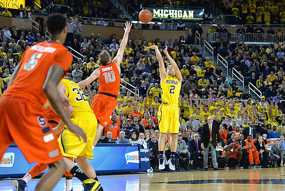 Ricky Doyle (32) and Spike Albrecht (2)
