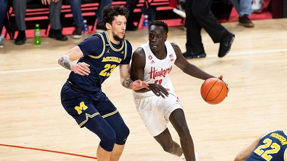 Brandon Johns Jr. (23) and Caleb Houstan (22)
