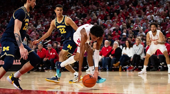 Brandon Johns Jr. (23) and Caleb Houstan (22)