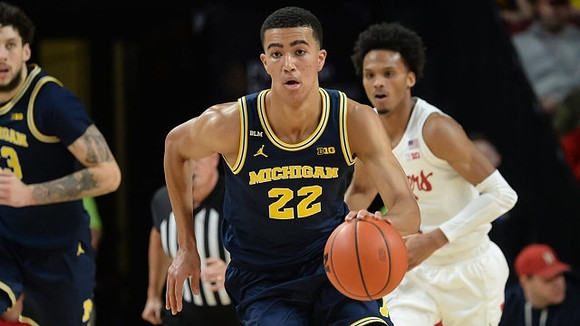 Brandon Johns Jr. (23) and Caleb Houstan (22)
