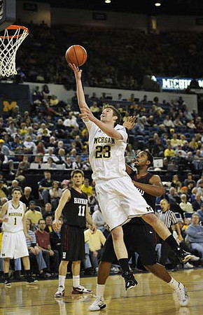 Evan Smotrycz (23) and Stu Douglass (1)