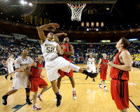 Stu Douglass (1), Colton Christian (45), Jordan Morgan (52), and Darius Morris (4)