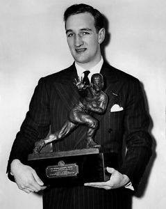 1940 Season-N.A.: Tom Harmon (98) With Heisman Trophy