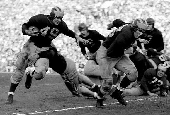 1947 Season-Southern California: Bob Chappuis (49), Robert Wahl (72), Dominic Tomasi (65), and Stuart Wilkins (68)