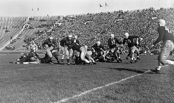 1938 Season-Illinois: Tom Harmon (98) and Paul Kromer (83)