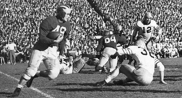 1947 Season-Stanford: Bob Chappuis (49) and Richard Strauss (64)