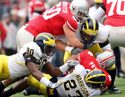 Tim Jamison (90), Brandon Harrison (27), and Mike Martin (68)