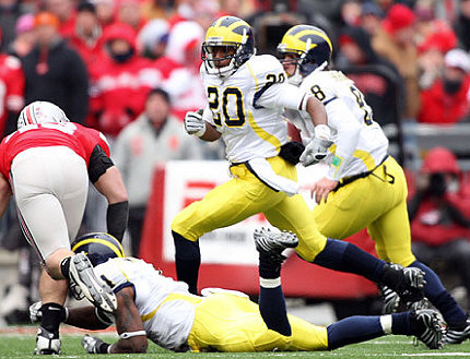 Brandon Minor (4), Michael Shaw (20), and Nick Sheridan (8)