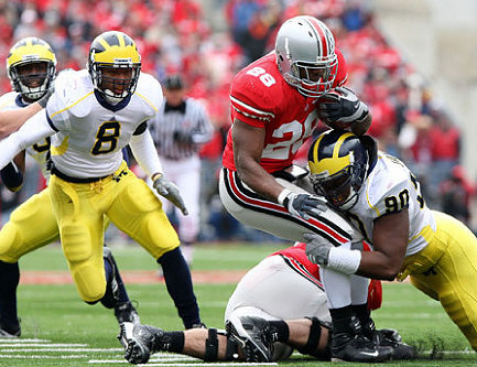 Tim Jamison (90), Jonas Mouton (8), and Stevie Brown (3)