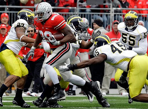 Brandon Harrison (27), Obi Ezeh (45), and Brandon Graham (55)
