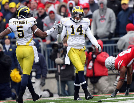 Charles Stewart (5) and Morgan Trent (14)