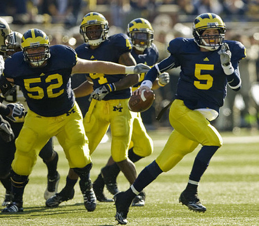 Stephen Schilling (52), Brandon Minor (4), and Tate Forcier (5)