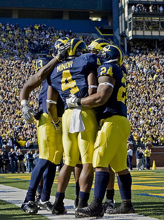 Greg Mathews (13), Brandon Minor (4), and Kevin Grady (24)