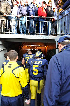 Mark Ortmann (71) and Tate Forcier (5)