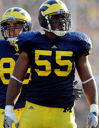 Brandon Graham (55) and Craig Roh (88)