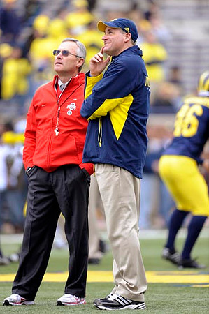 Rich Rodriguez and Jim Tressel