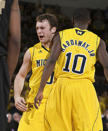 Zack Novak (0) and Tim Hardaway Jr. (10)
