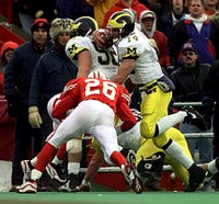 Brian Griese (14) and Chris Ziemann (53)