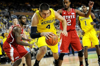 Mitch McGary (4) and Glenn Robinson III (1)