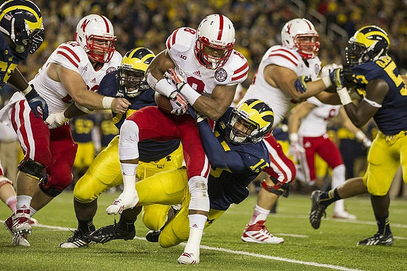 James Ross (15) and Mario Ojemudia (53)